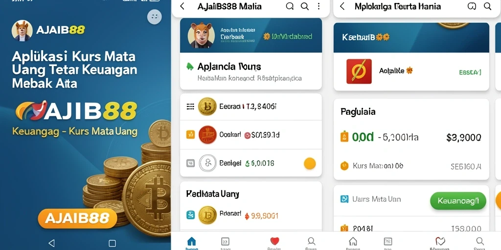 Tampilan utama AJAIB88 menunjukkan kurs mata uang terkini dan grafik fluktuasi.