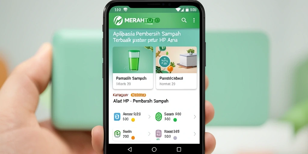 Tampilan antarmuka MERAHTOTO yang sederhana dan efisien.